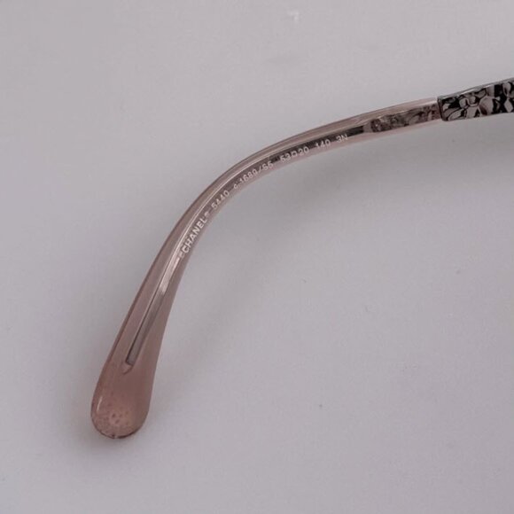 CHANEL Pantos Sunglasses – Model 5440 – Transparent Pink / Gradient Brown - Picture 9 of 10